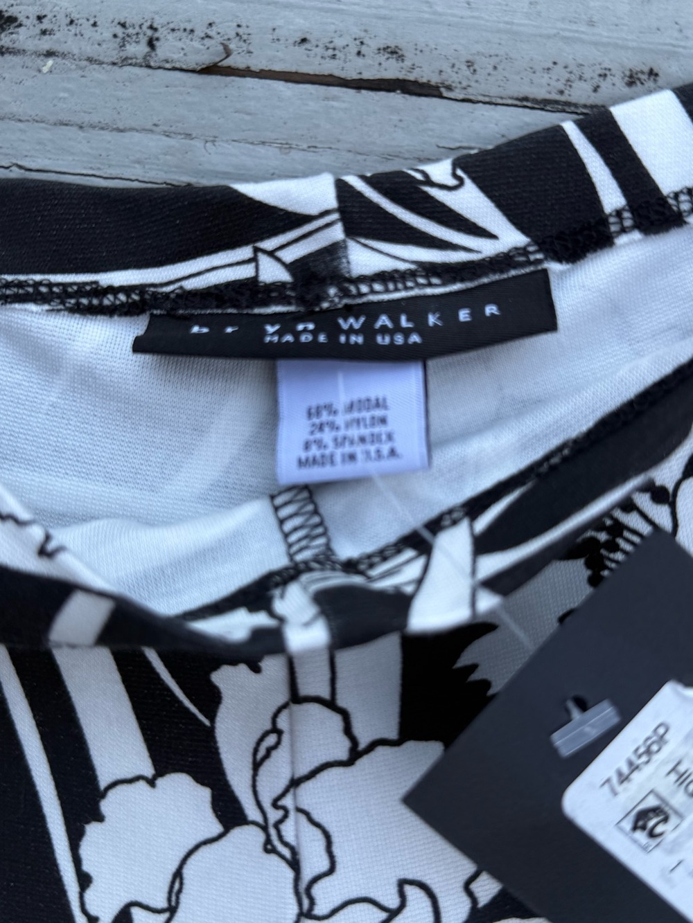 Bryn Walker Size S Modal Ponti Floral Print High Waist Flare Leg Pants NWT - Picture 5 of 6